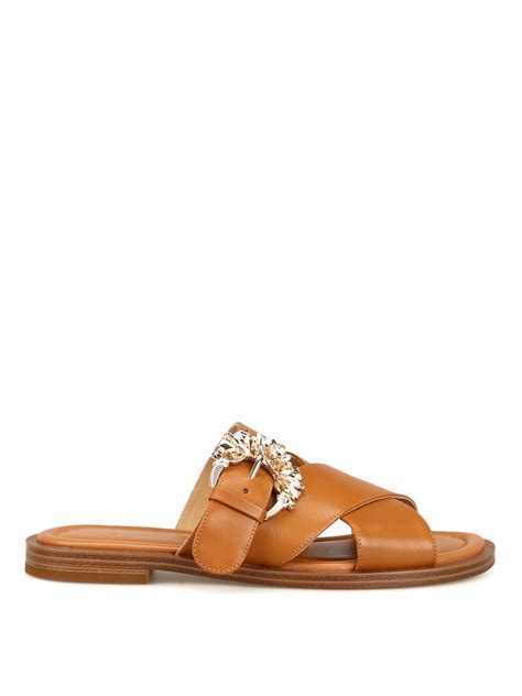 michael kors frieda slide flat sandals|Michael Kors white platform sandals.